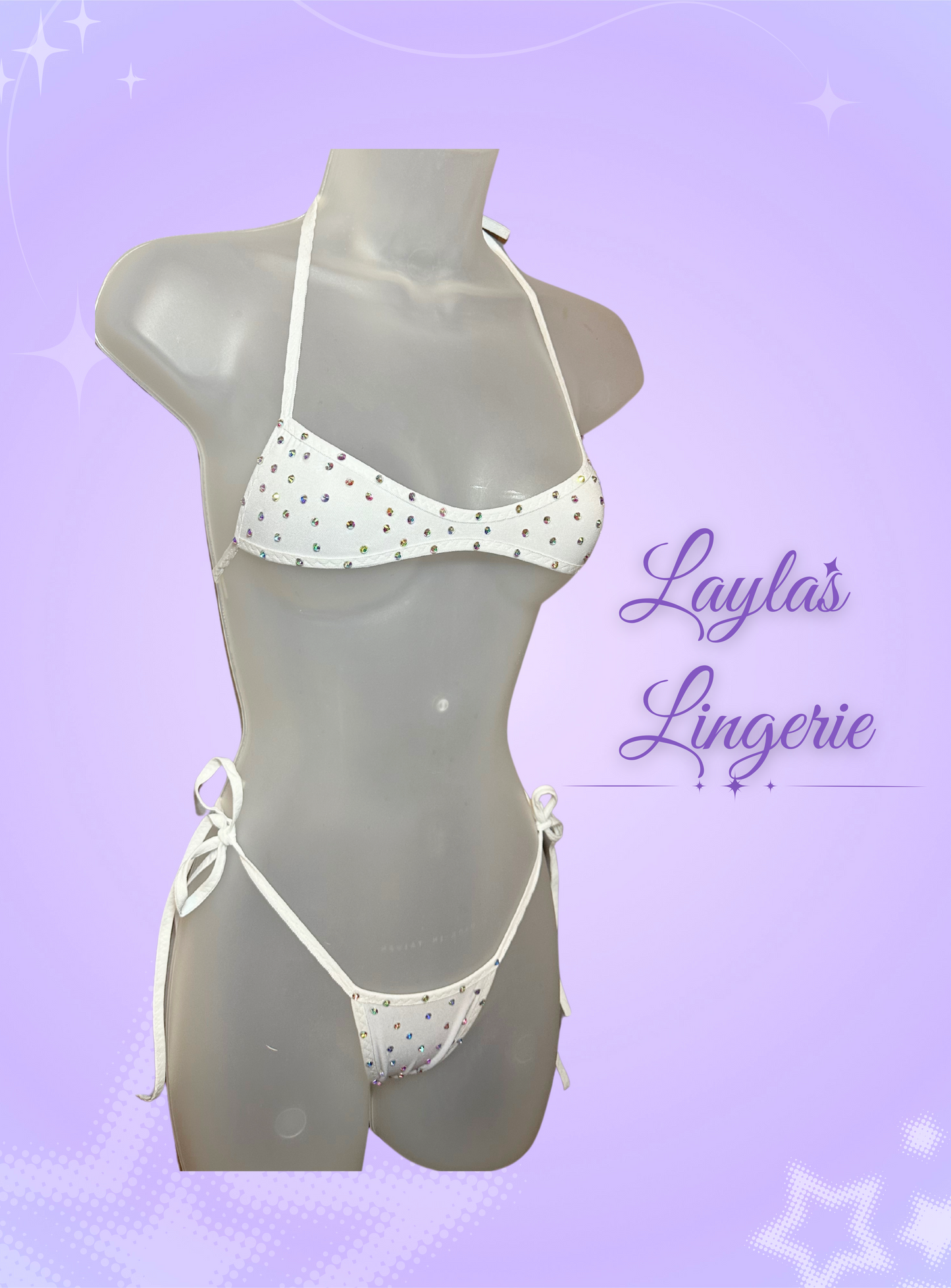The Jade Bikini, White