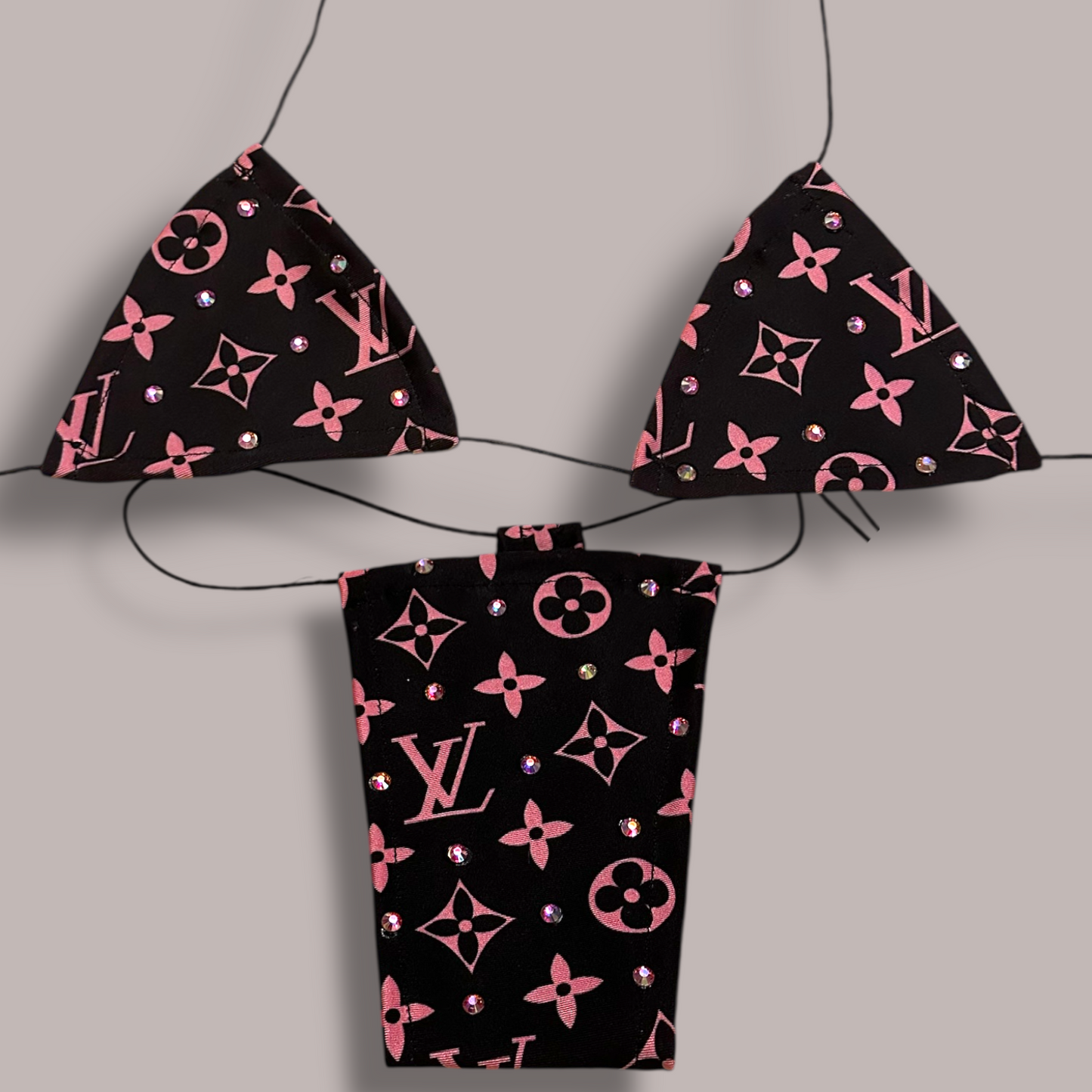 The Nova, Black and Pink Designer Inspired Print