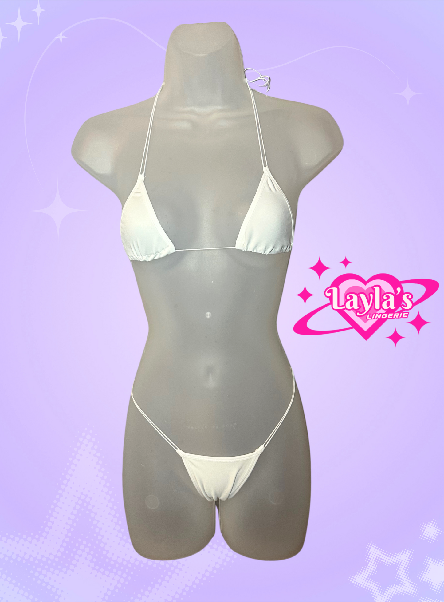 The Vixen Microkini, White