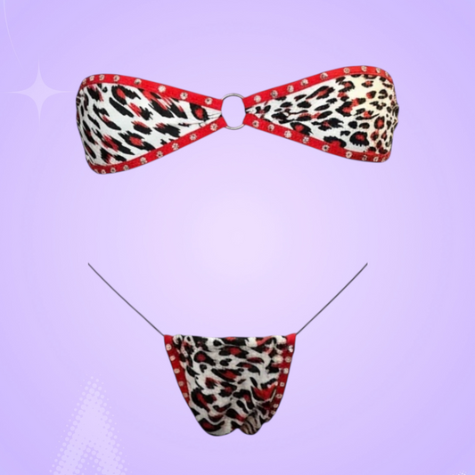 The Gianna, Red and Black Leopard