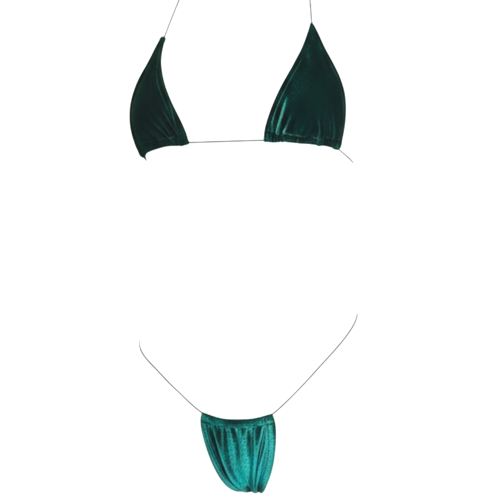 The Nova Microkini, Dark Green Velvet