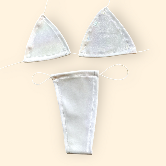 The Nova Microkini, White Holographic Pearl
