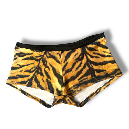 Tiger Print Pole Shorts