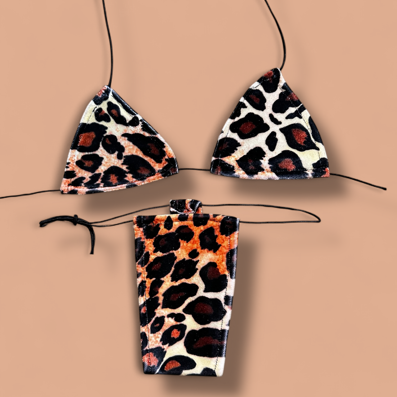 The Nova Microkini, Velvet Cheetah Print