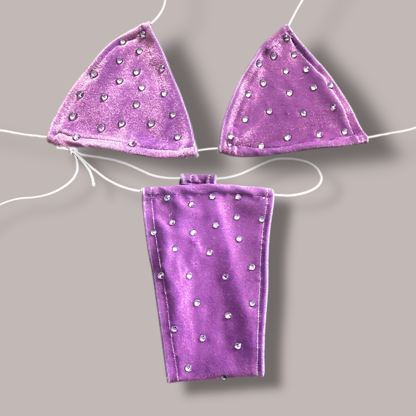 The Nova, Purple Velvet with Gems