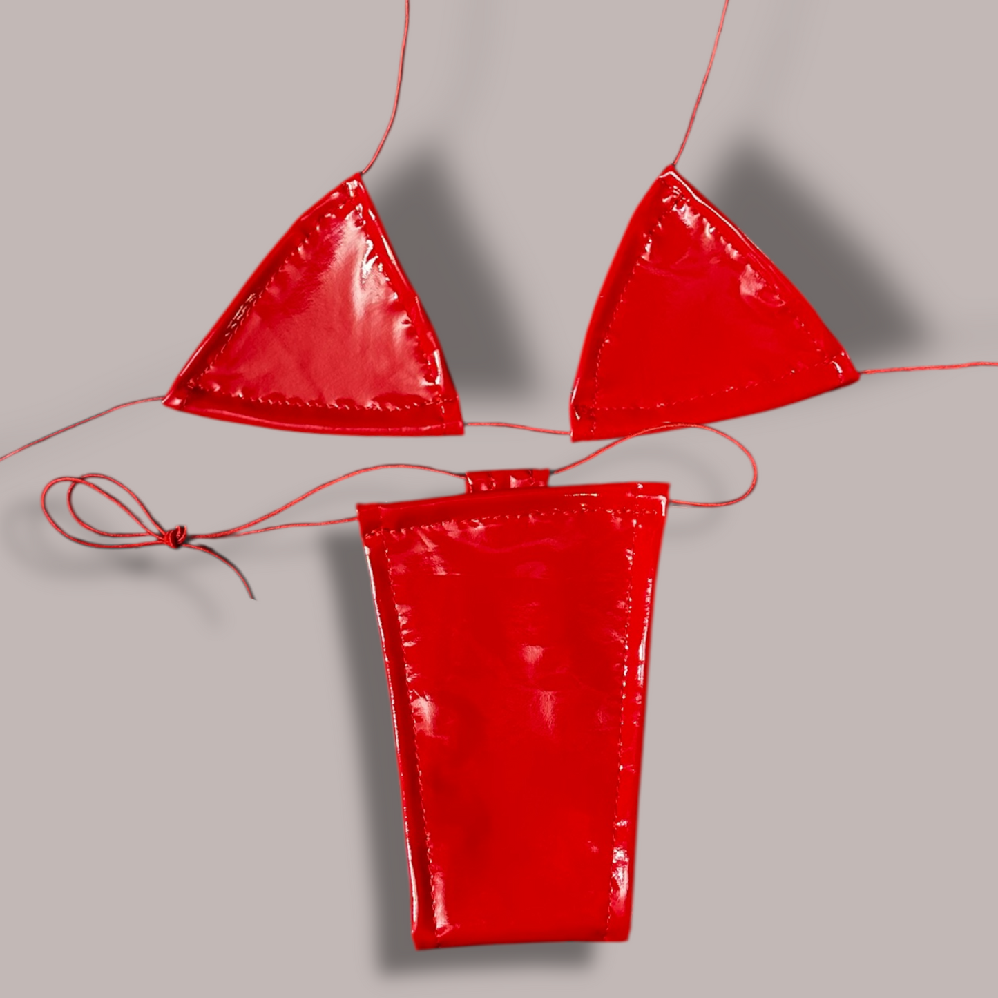 The Nova, Red Faux Latex