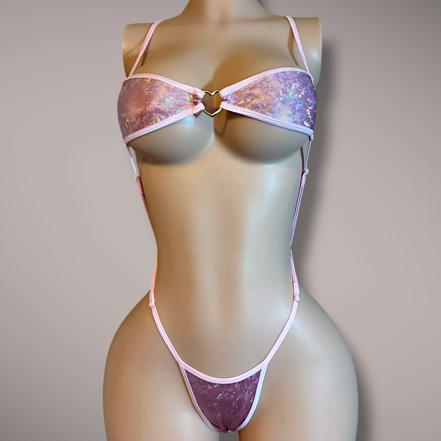 Mantis Slingshot One Piece, Holographic Pink