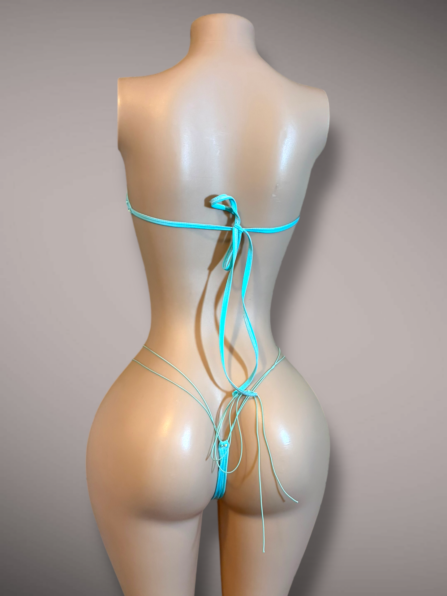 The Gianna, Light Blue with Rhinestones