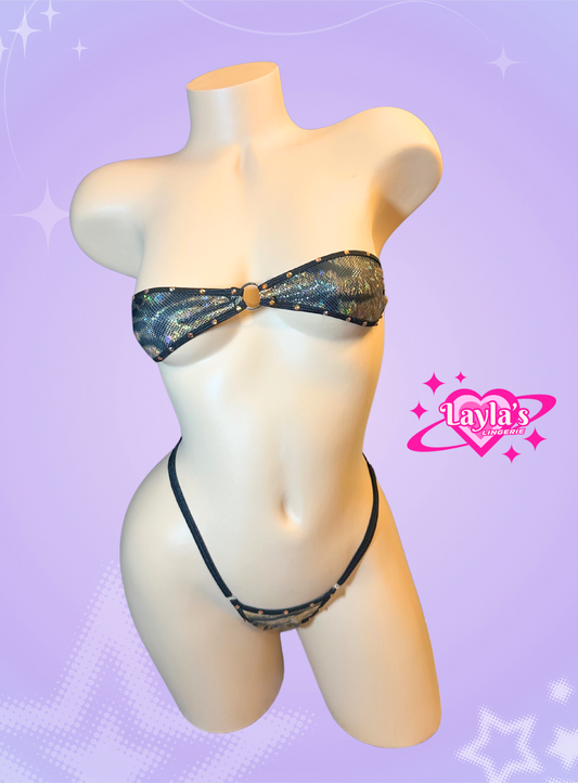 The Gianna Bikini, Holographic Tiger Print
