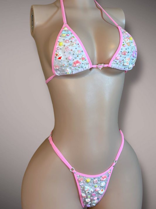 Pink & White Junkini