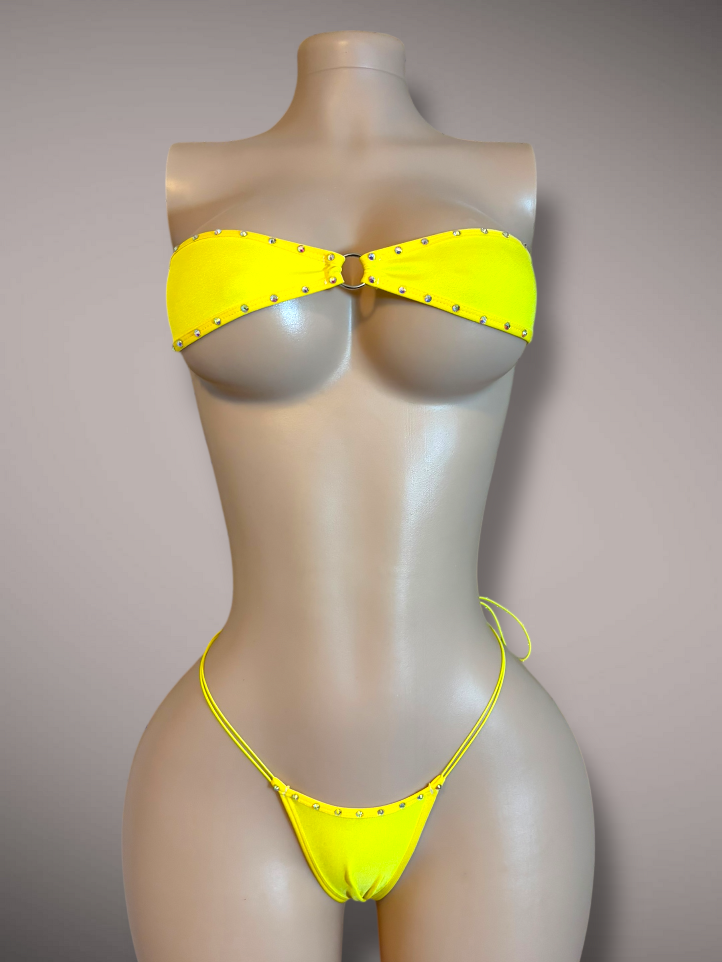 The Gianna, Yellow with Rhinestones
