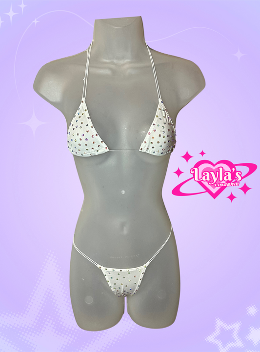 The Vixen Microkini, White