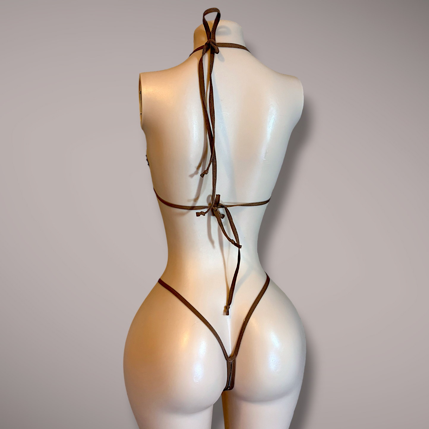 The Karma, Brown Designer Inspired Monogram