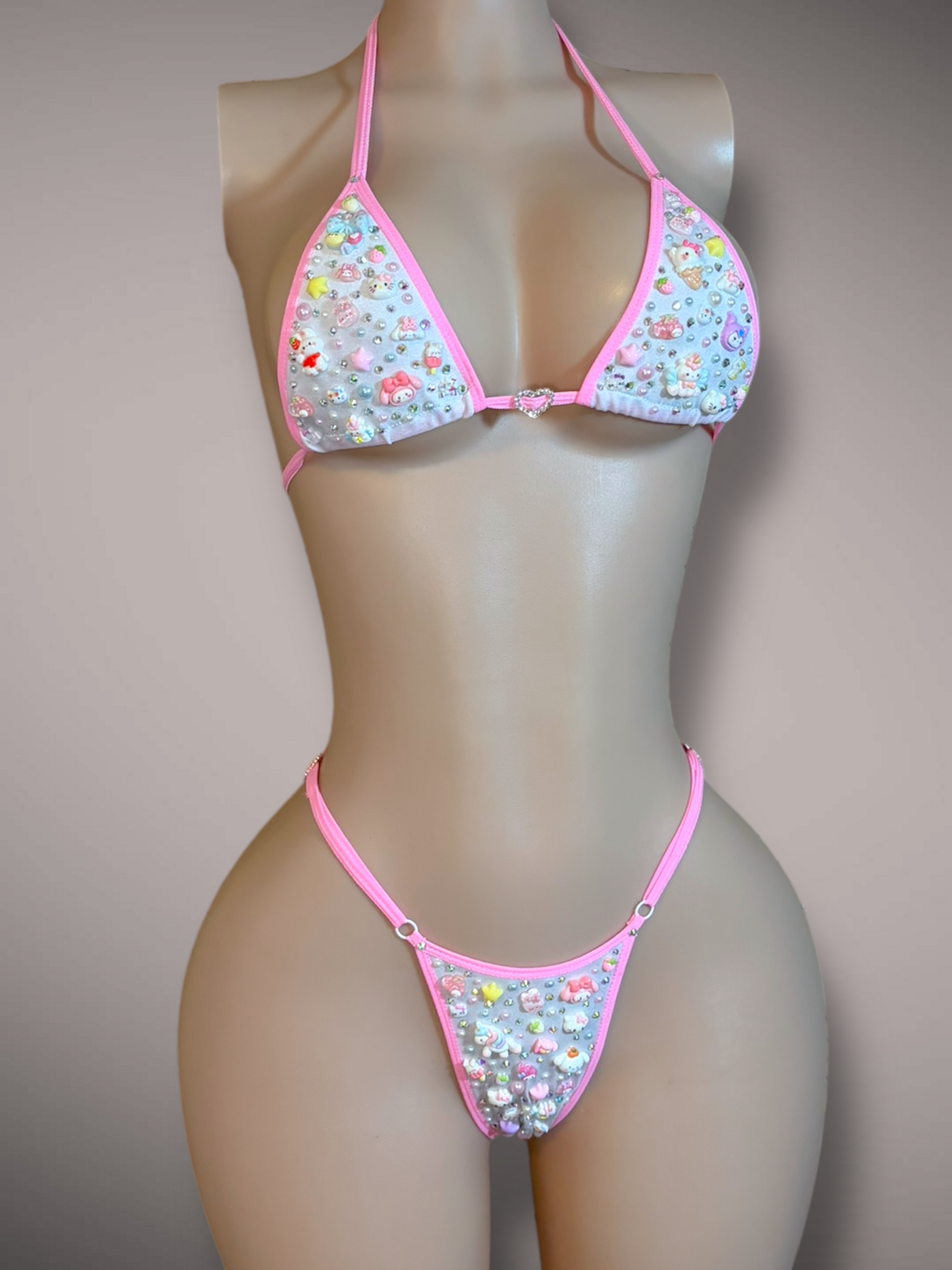 Pink & White Junkini