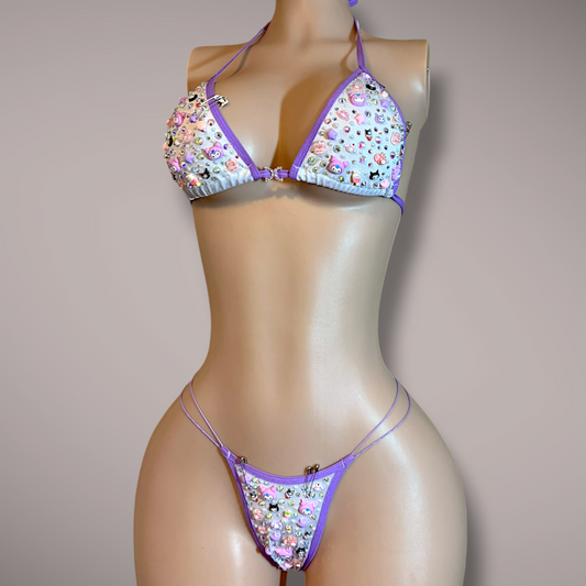 Purple & White Junkini