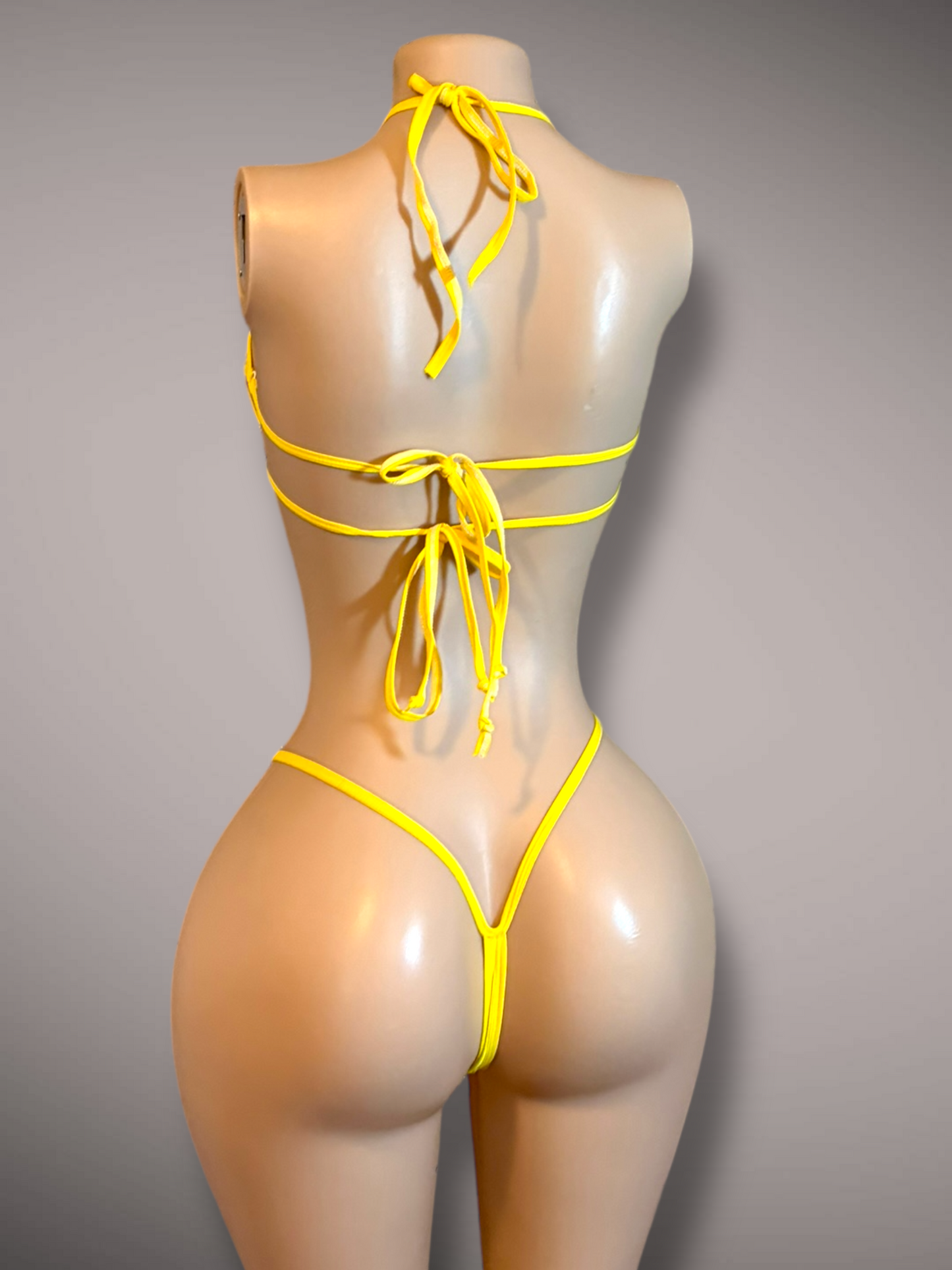 Yellow Rhinestone Star 2 Piece Set