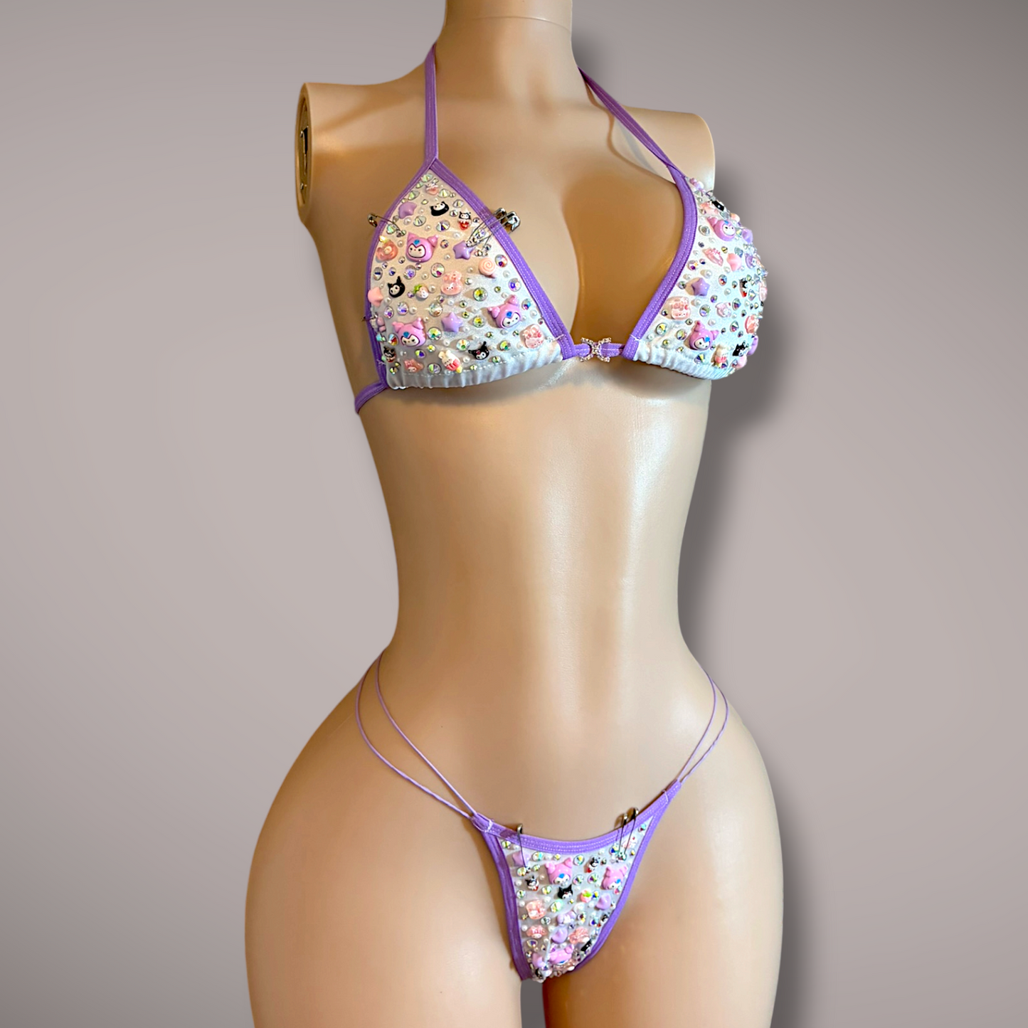 Purple & White Junkini