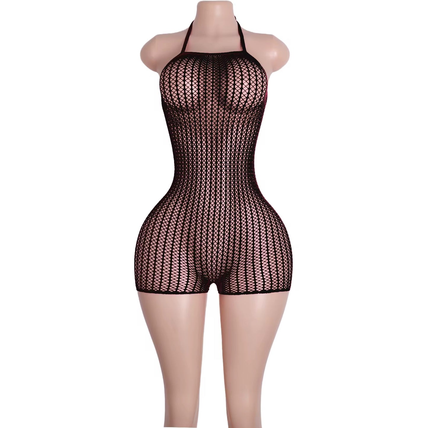 Fishnet Romper