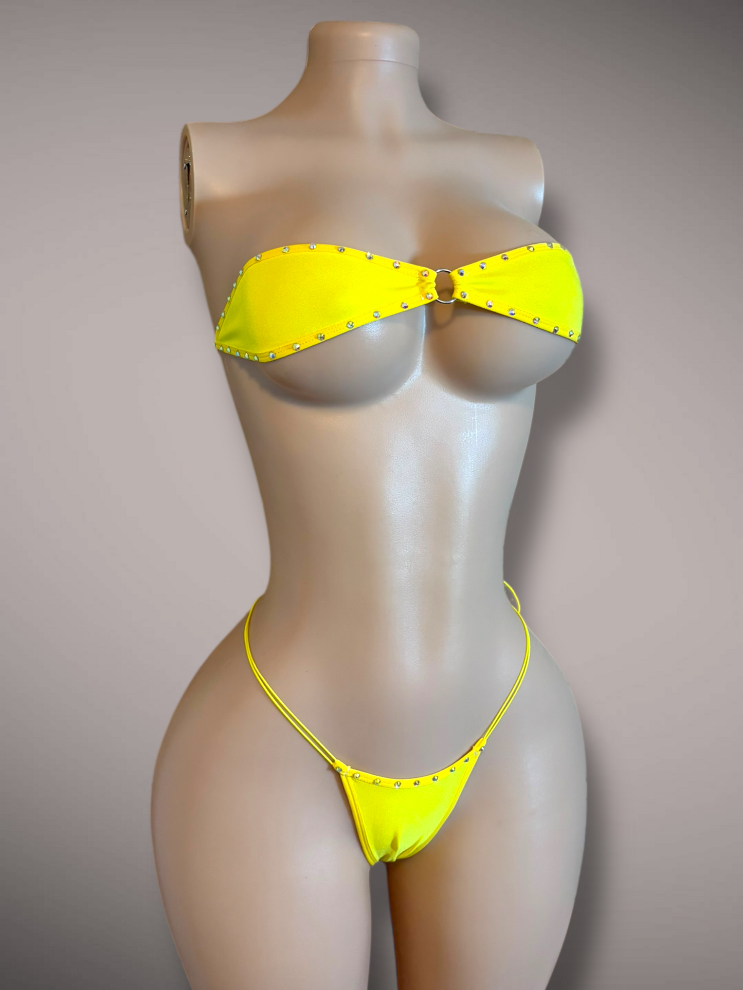 The Gianna, Yellow with Rhinestones