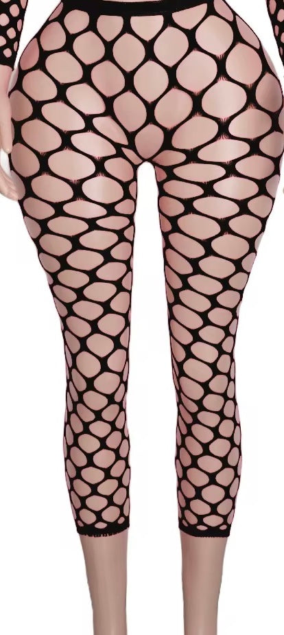 Pothole Fishnet Tights