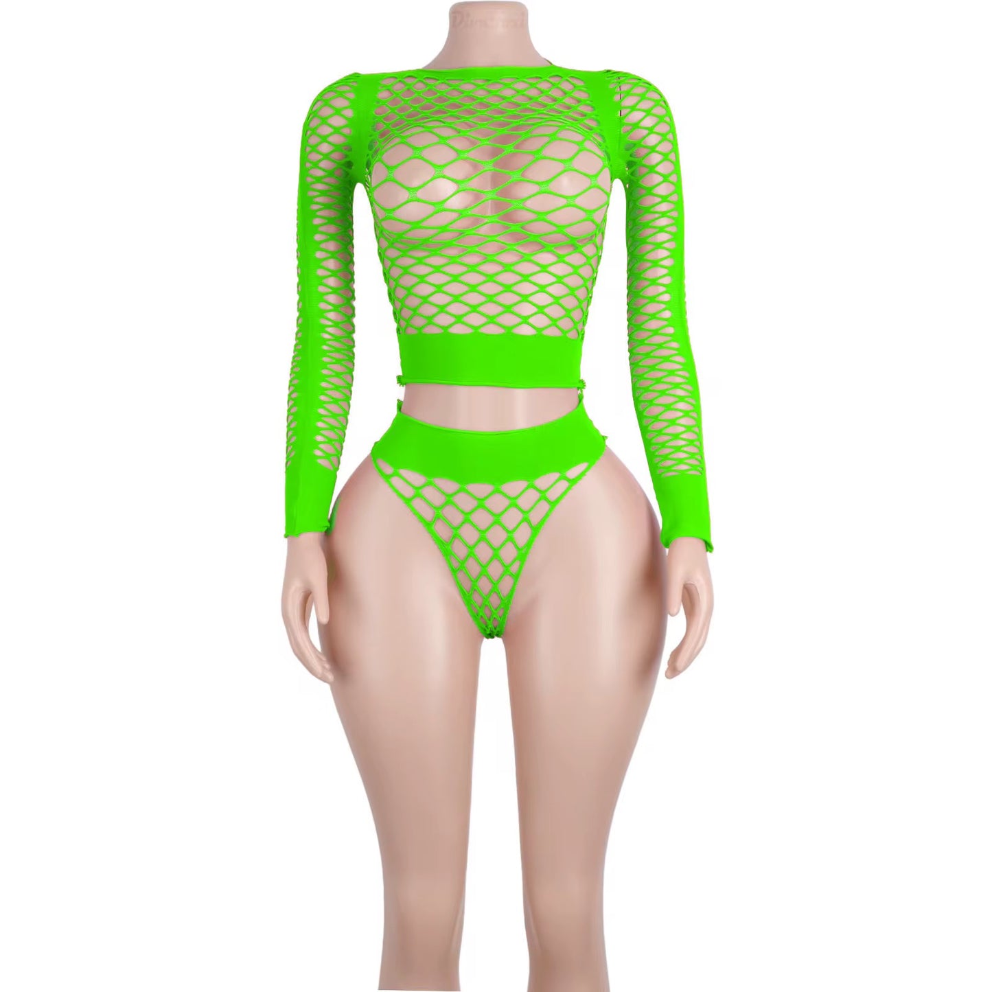 2 pc Fishnet Set