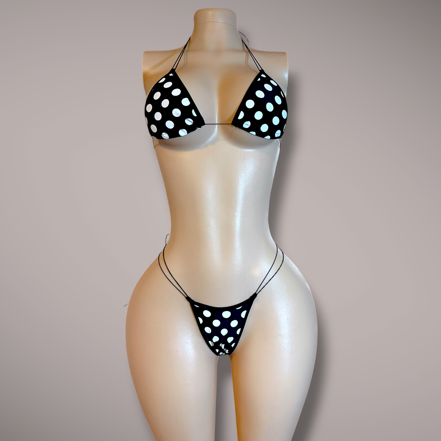 Polka Dot Vixen Microkini