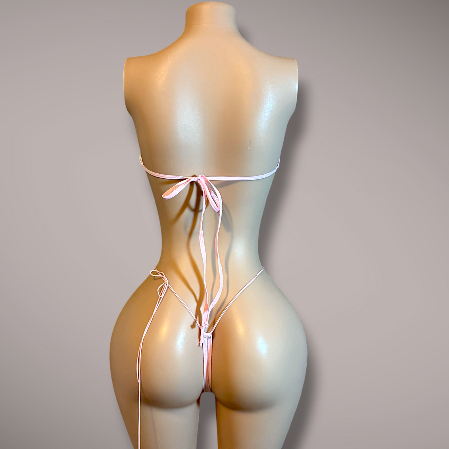 The Gianna, pink + white