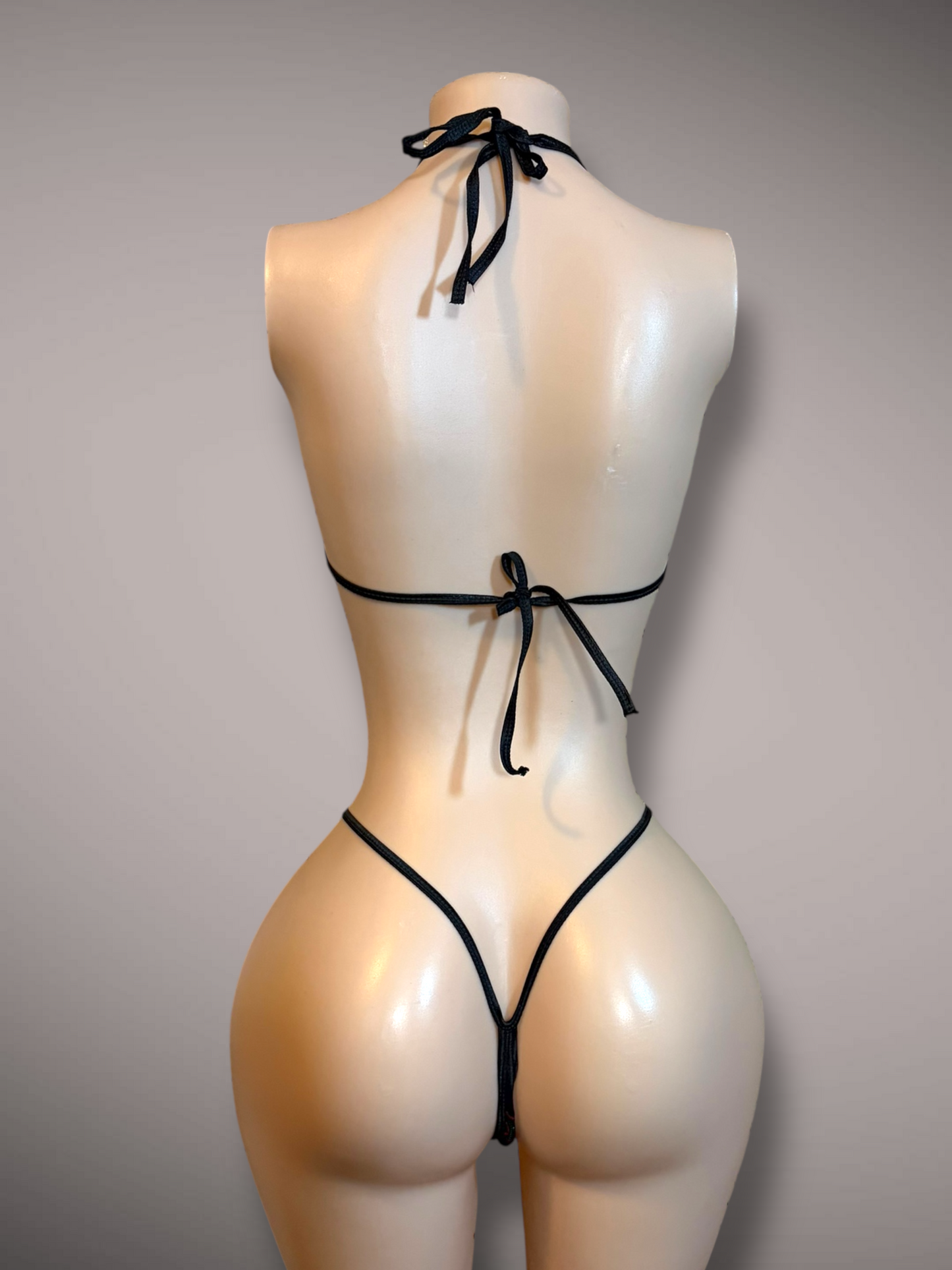 Green and Black Flames 2 piece Set