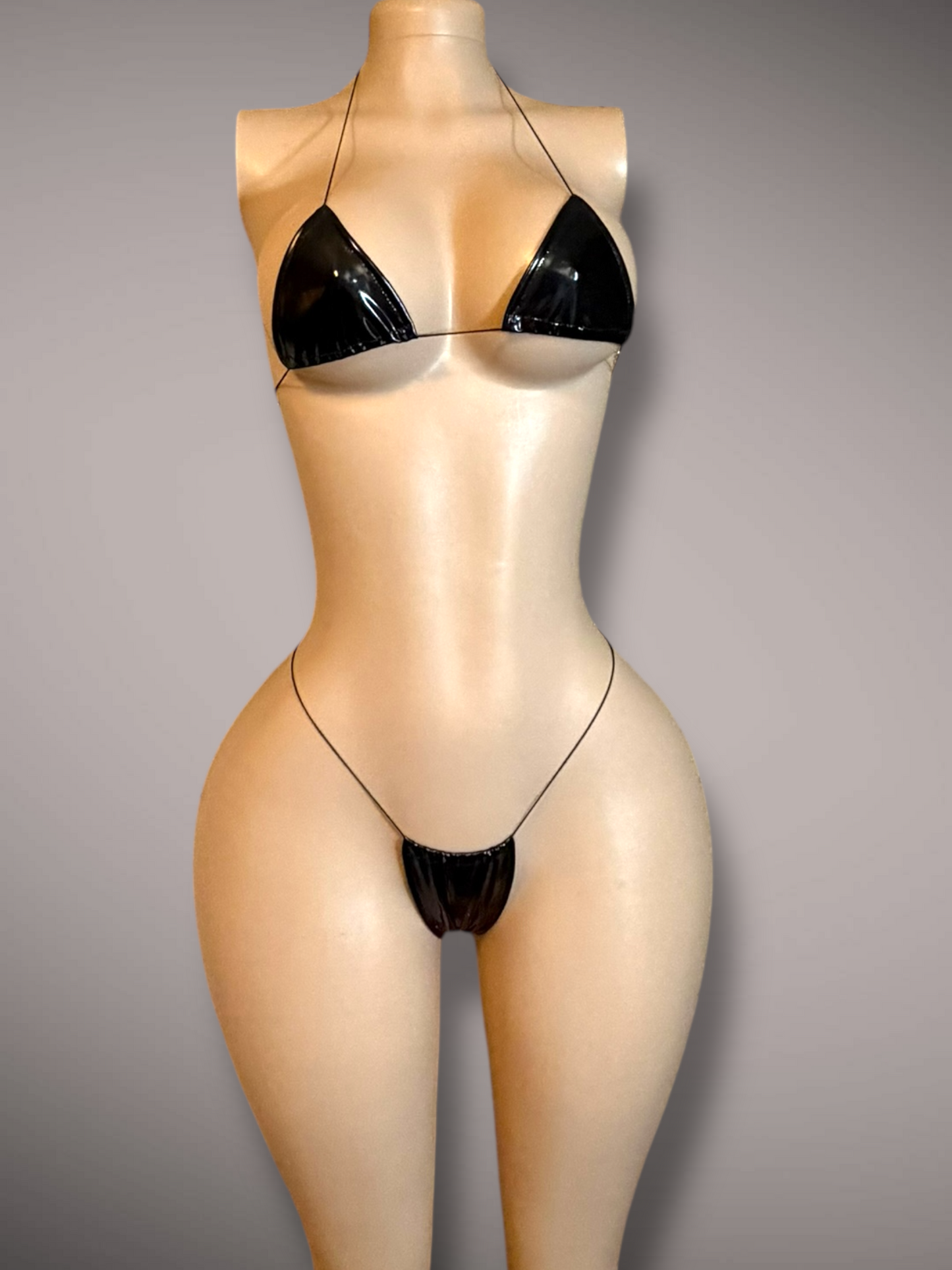 The Nova, Black Faux Latex