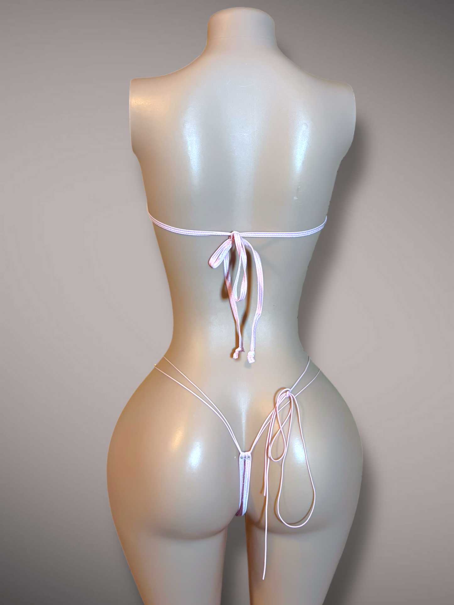 The Gianna, Holographic Pink with Rhinestones