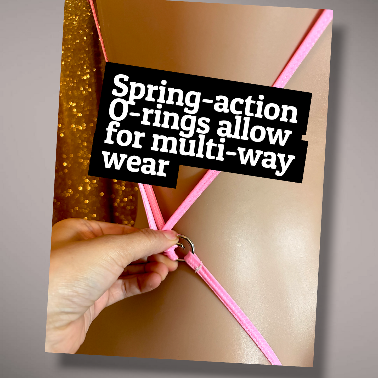 Mantis Slingshot One Piece, Cheetah & Pink