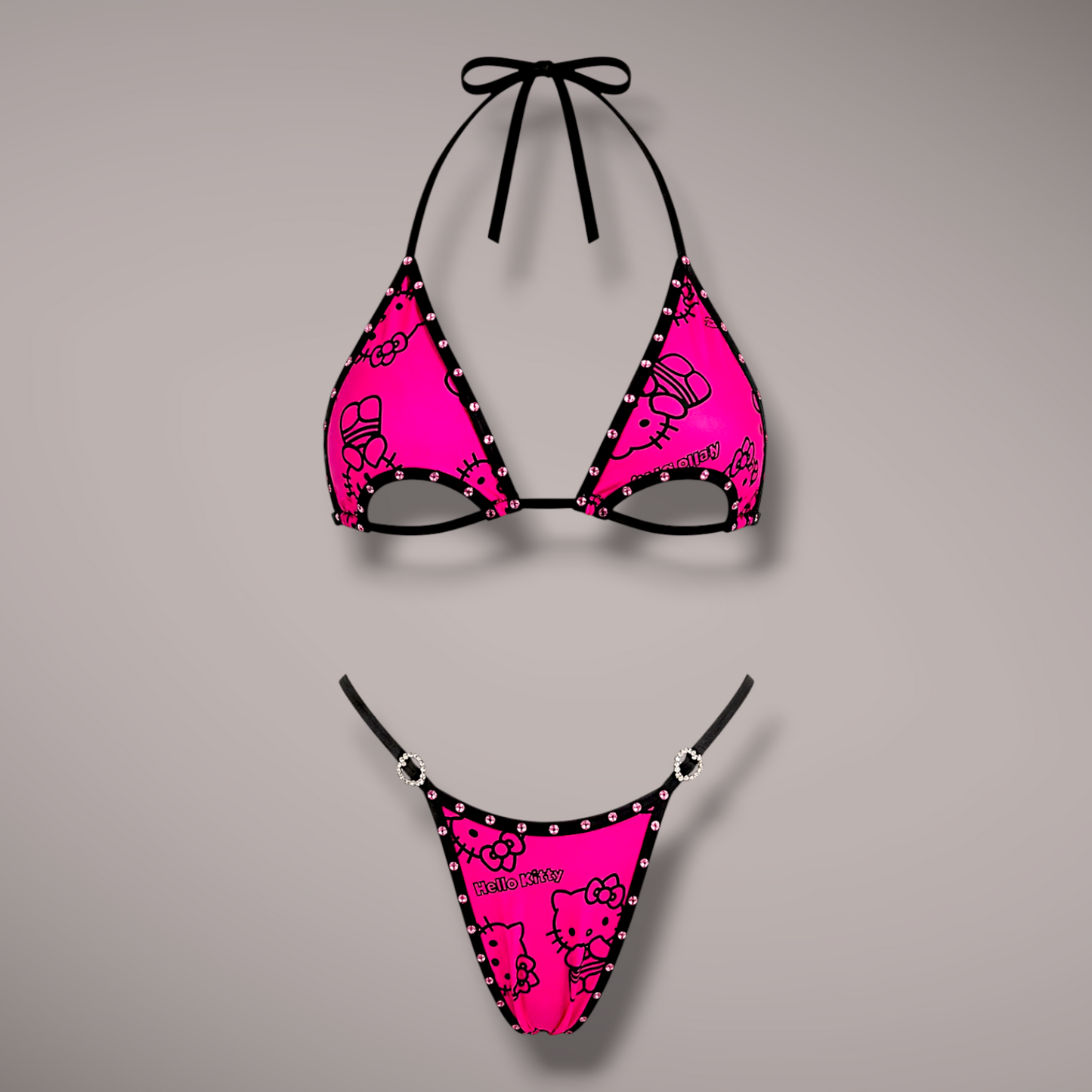 The Karma, Pink & Black Cartoon Kitty