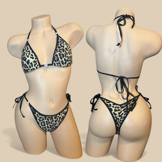 Cheetah Print Cheeky Bikini