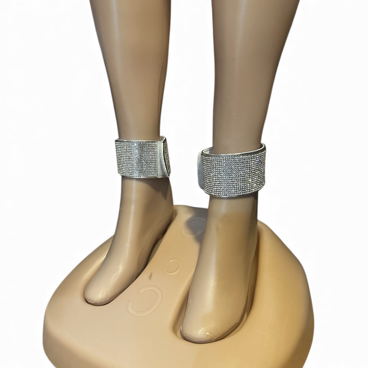 Velcro Rhinestone Anklets