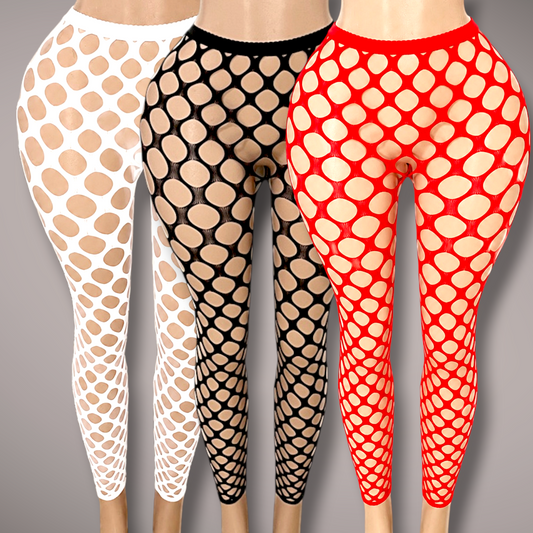 Pothole Fishnet Tights