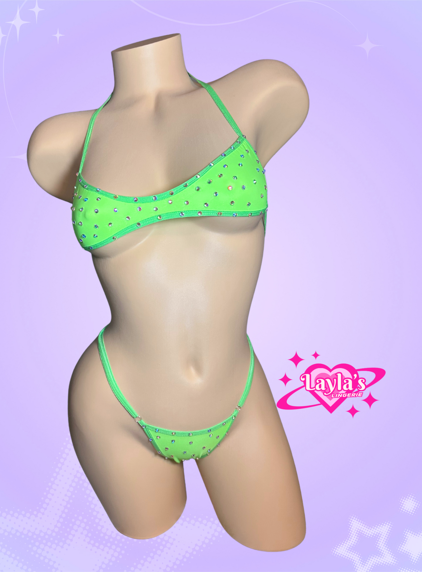 The Jade Bikini, Neon Green