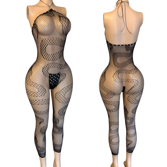 Serpentina Fishnet Bodysuit