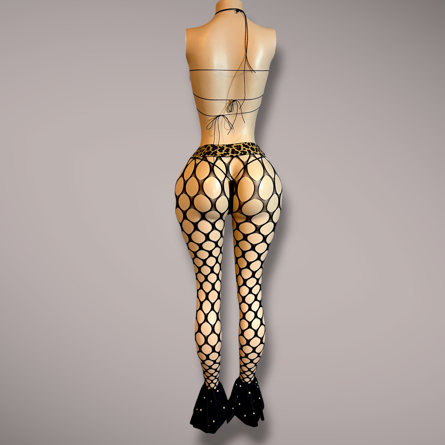 Leopard Rhinestone 3-Piece Set