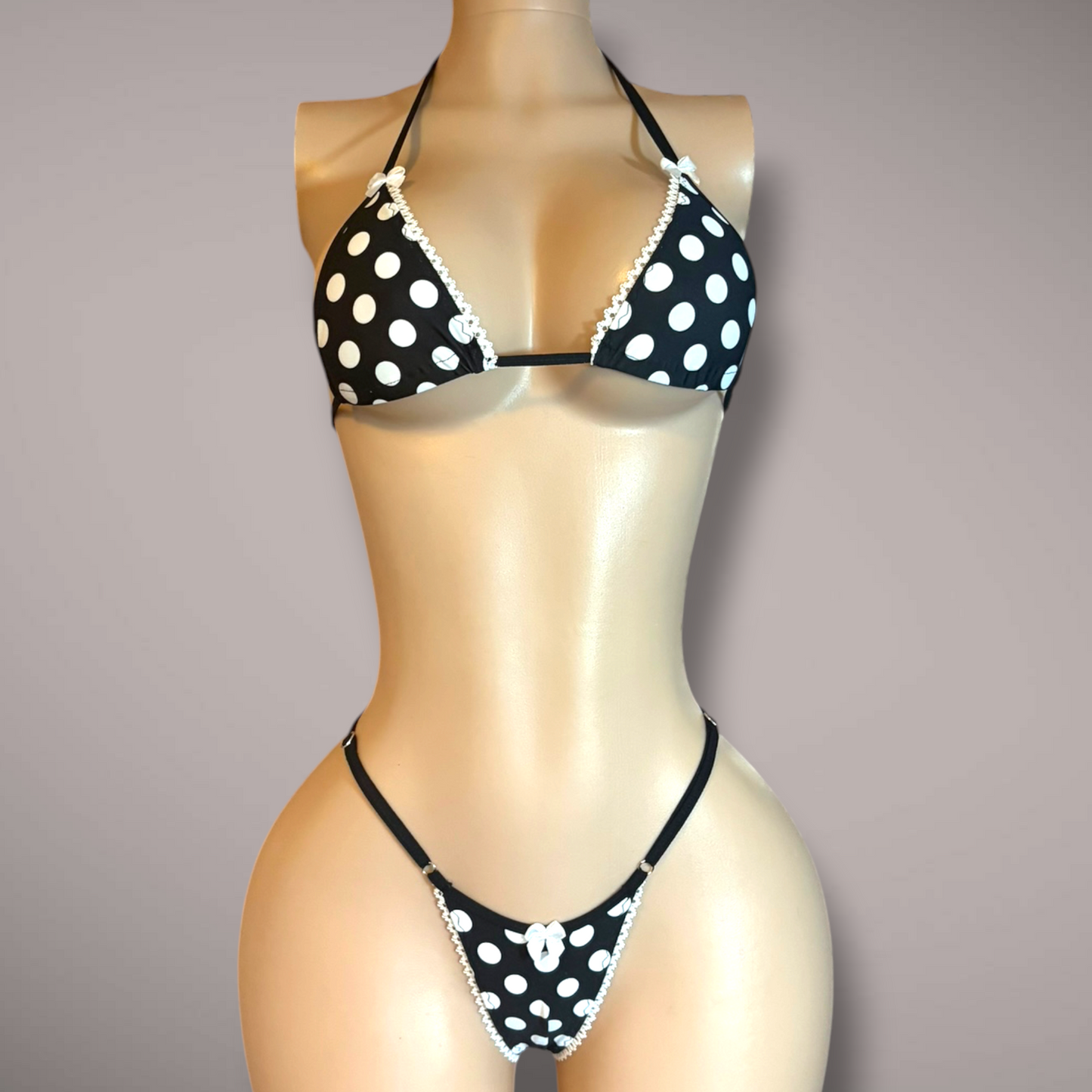 Polka Dot Bikini with Bows