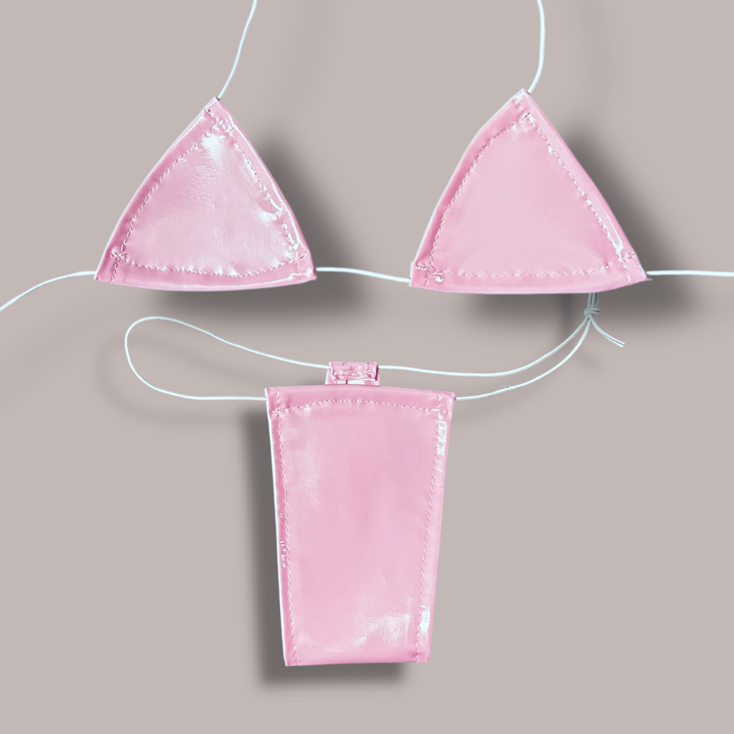 The Nova, Light Pink Faux Latex