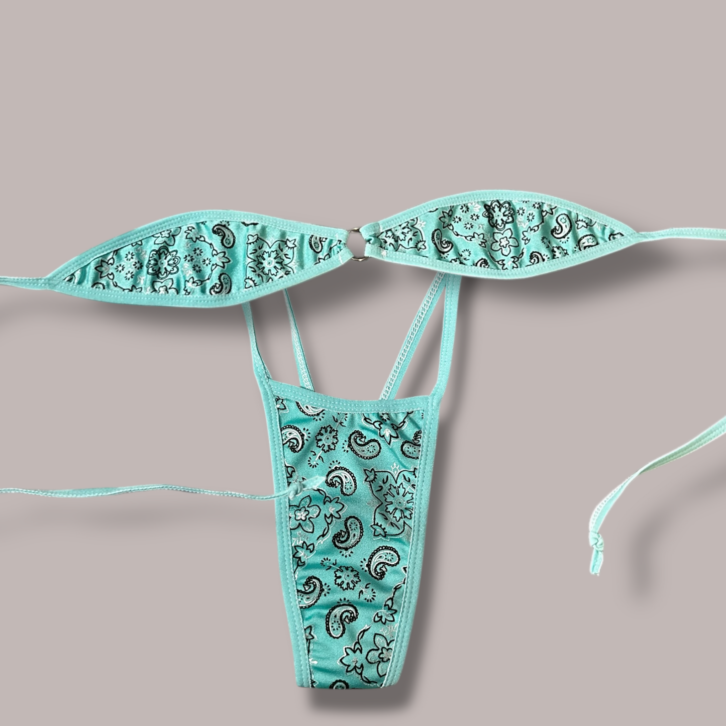 The Gianna, Turquoise Paisley