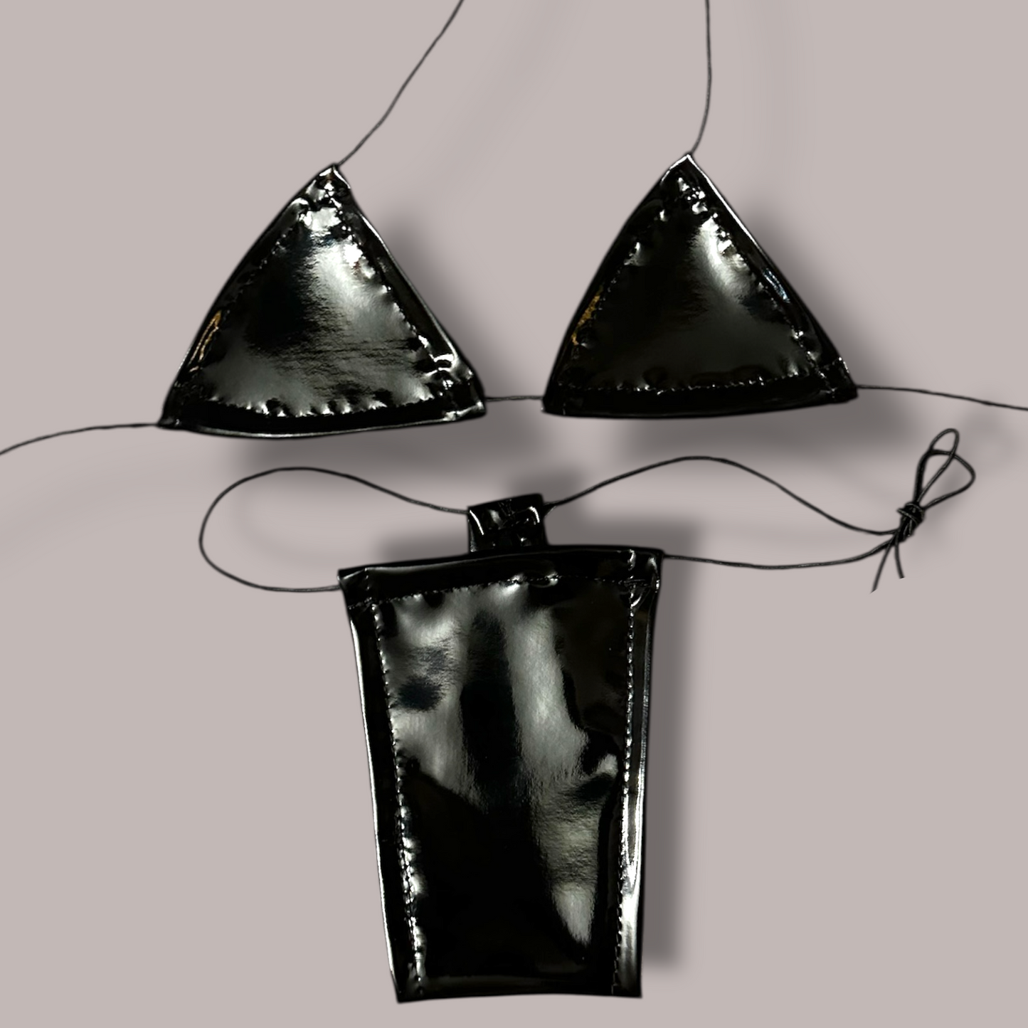 The Nova, Black Faux Latex