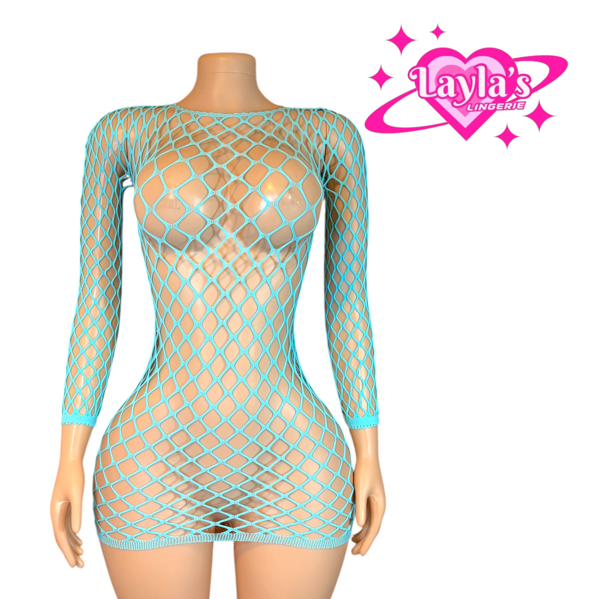 The Bubbles Fishnet Dress