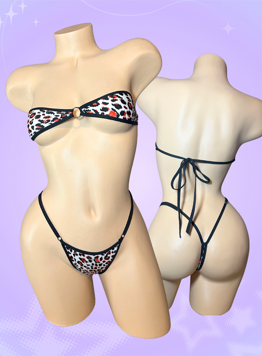The Gianna, Black Red + White Cheetah