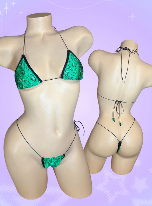The Nova Microkini, Green Paisley