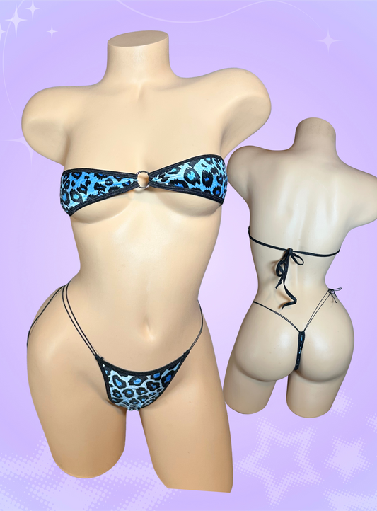 The Gianna, Velvet Blue Leopard